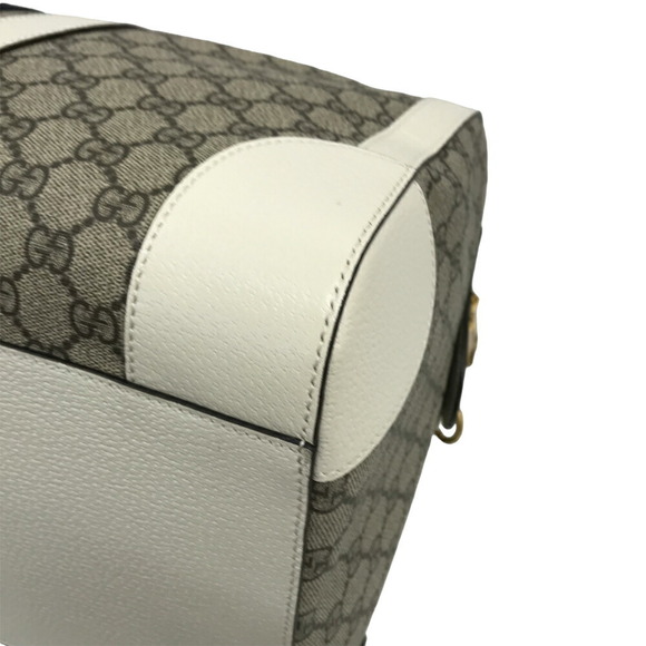 Gucci Duffel Bag Boston Shoulder Sherry GG Logo - Picture 8 of 9